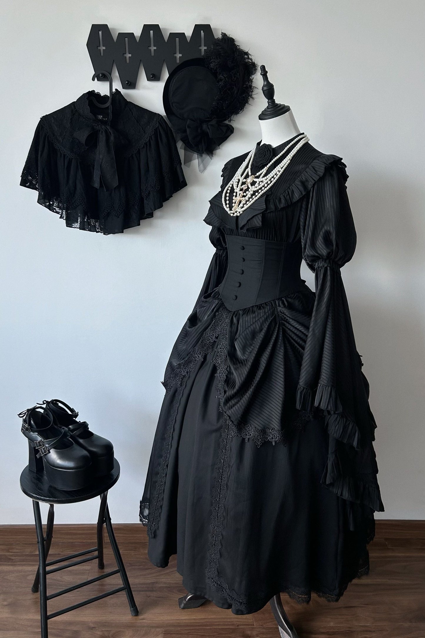 [Reservation product] Gothic Elegant Sister Test Dress Suit