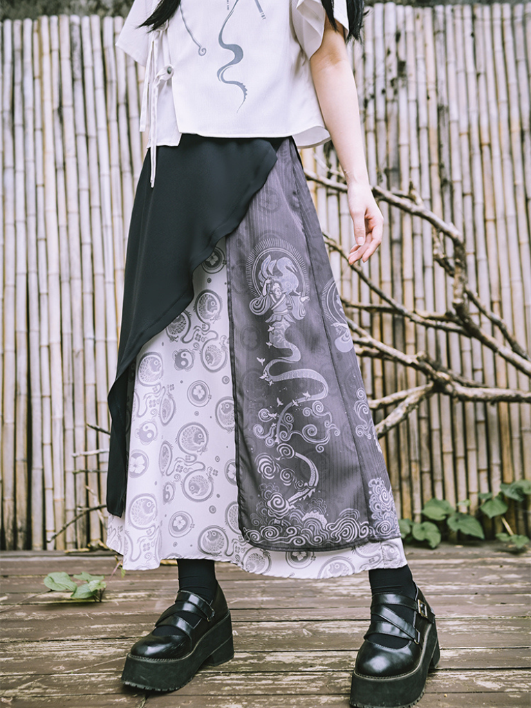 Chinashamar shirt+China skirt