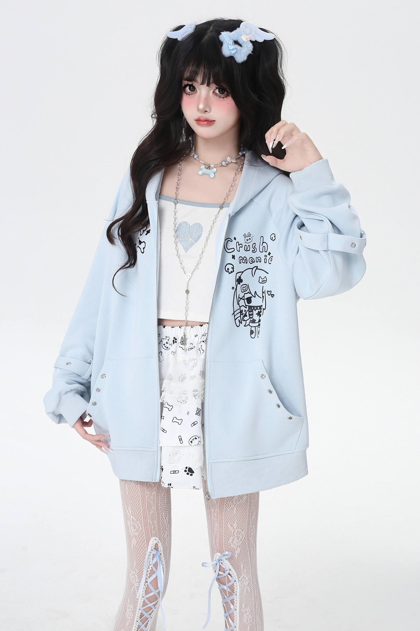 Cat Ear Hood Loose Hoodie