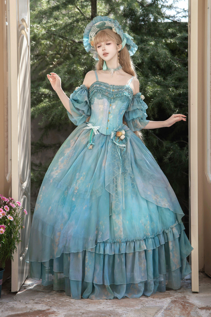 【3月19日予約締切】シルビアトップス+フレアスカート+ハット+スリーブ+ネックレス