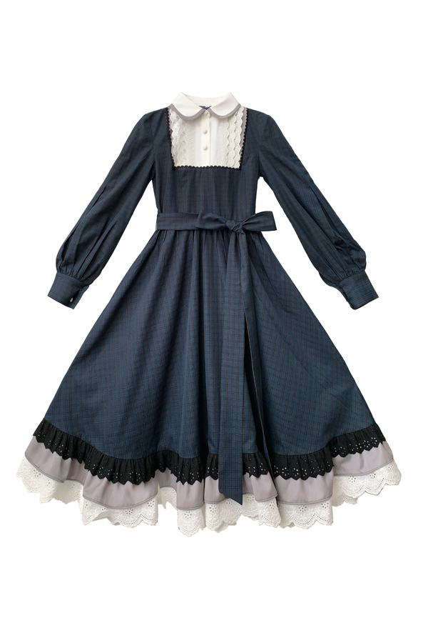 Retro Check Girly Dress