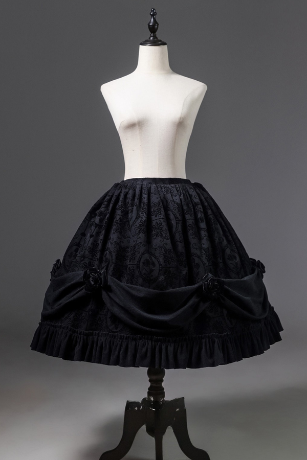 【2月13日予約締切】ナイトフォールヴェルサイユゴシックダークゴージャスロリータドレスセットアップ＋アクセサリー