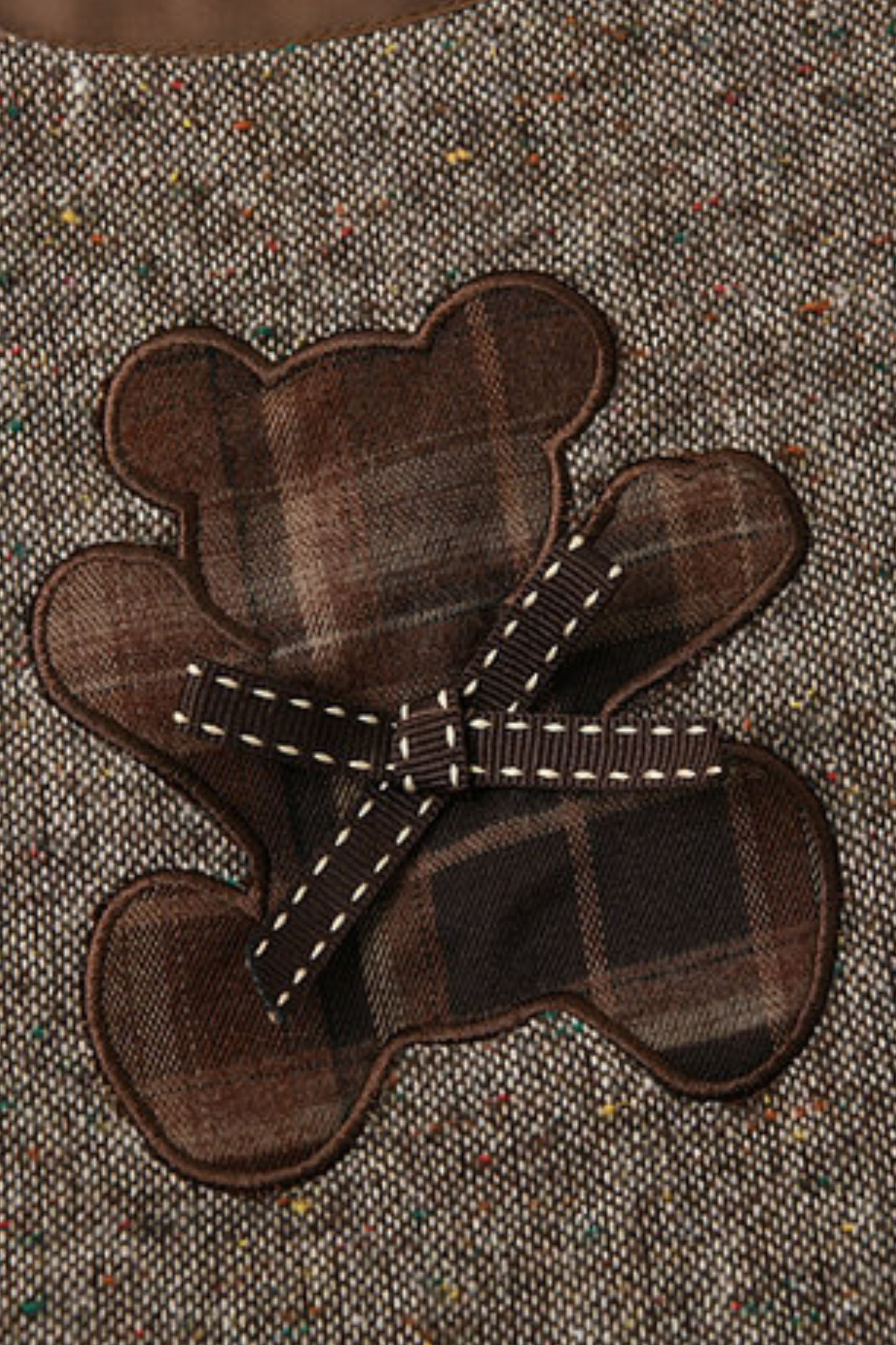 レトロチェックドレス+レトロドールトップス