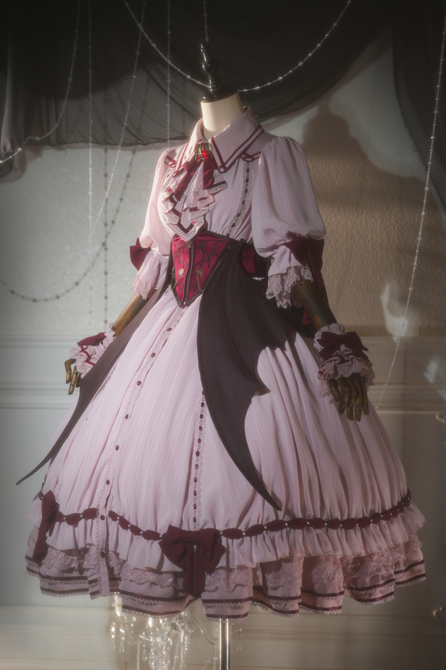 【2月26日予約締切】レミリアスカーレットコウモリウイングシリーズコルセットドレス