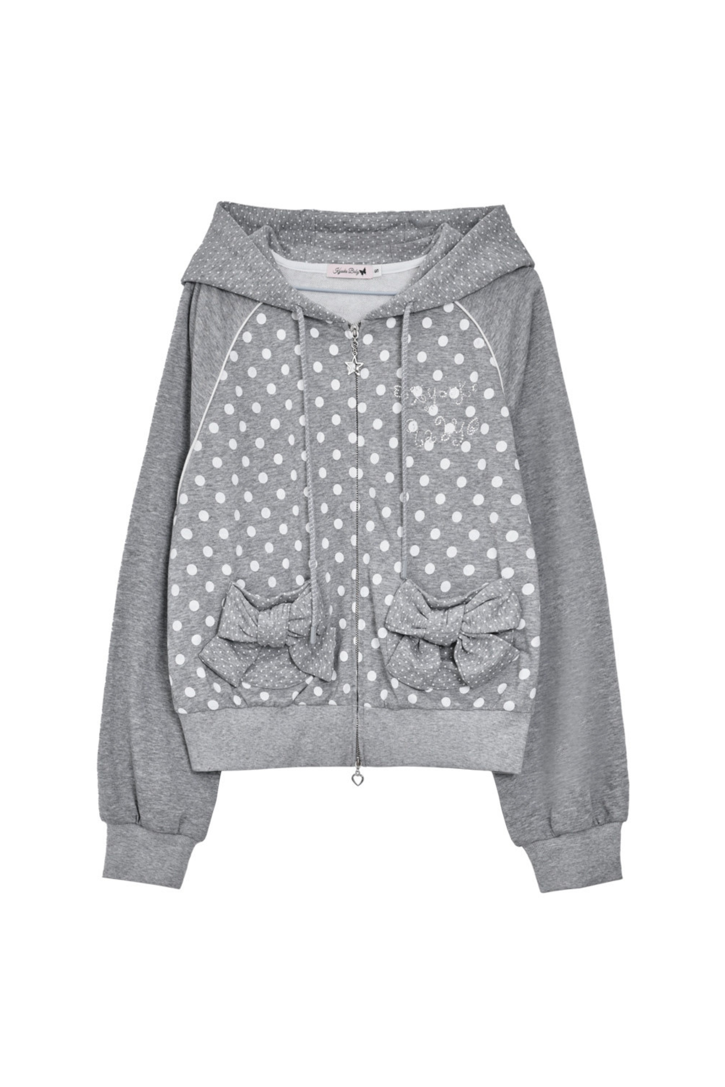 Y2K Dot Design Hoodie