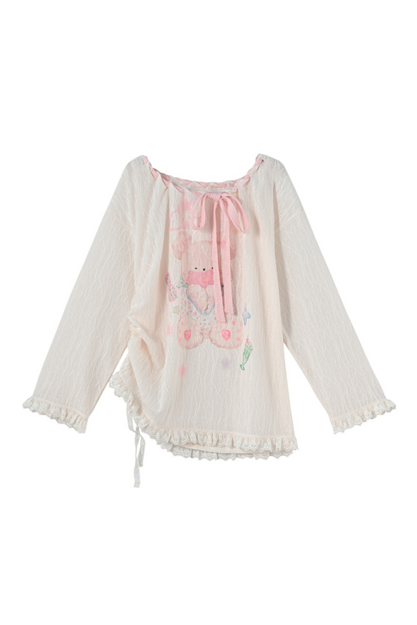 Girlfriend One Shoulder Long Sleeve Top