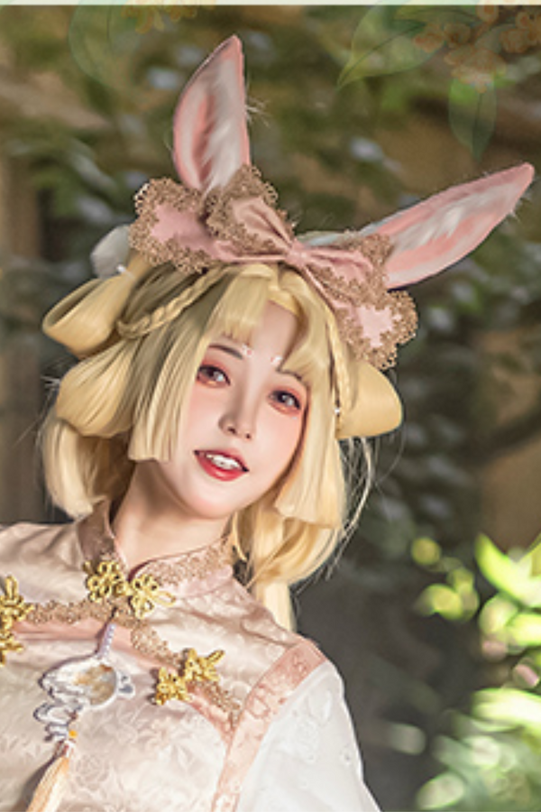 Robe Lolita chinoise douce girly + Serre-tete