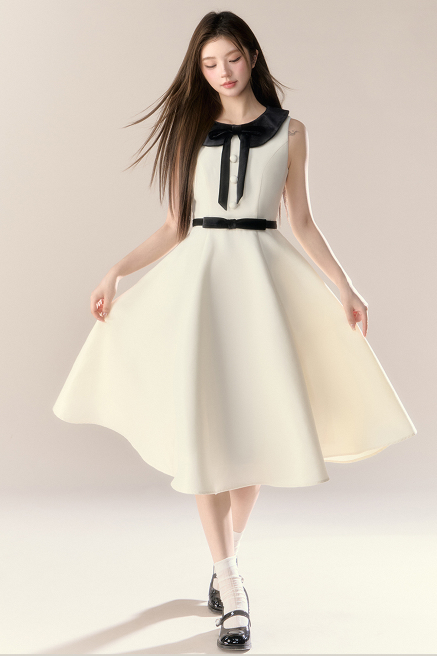 フレンチエリザベスケープドレス