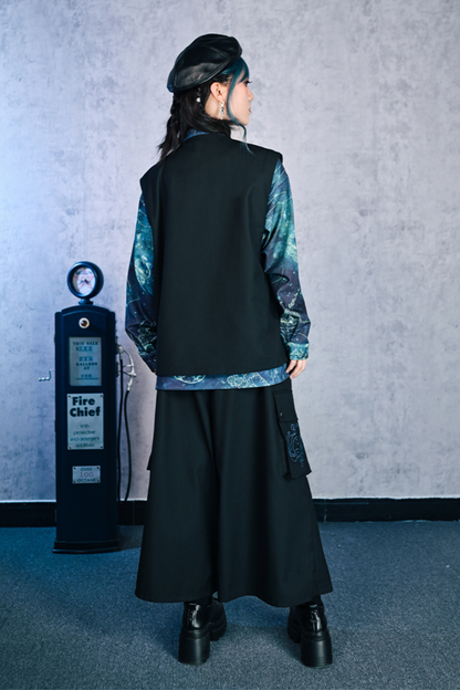 クラゲプリントシャツ