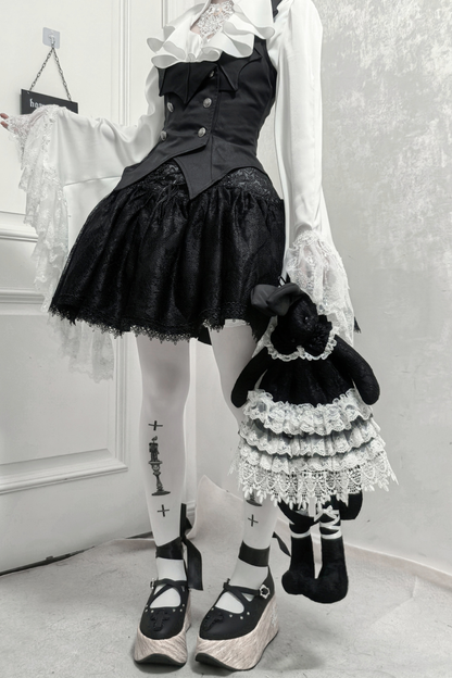 Butterfly Shadow Gothic Prince Outfit Top