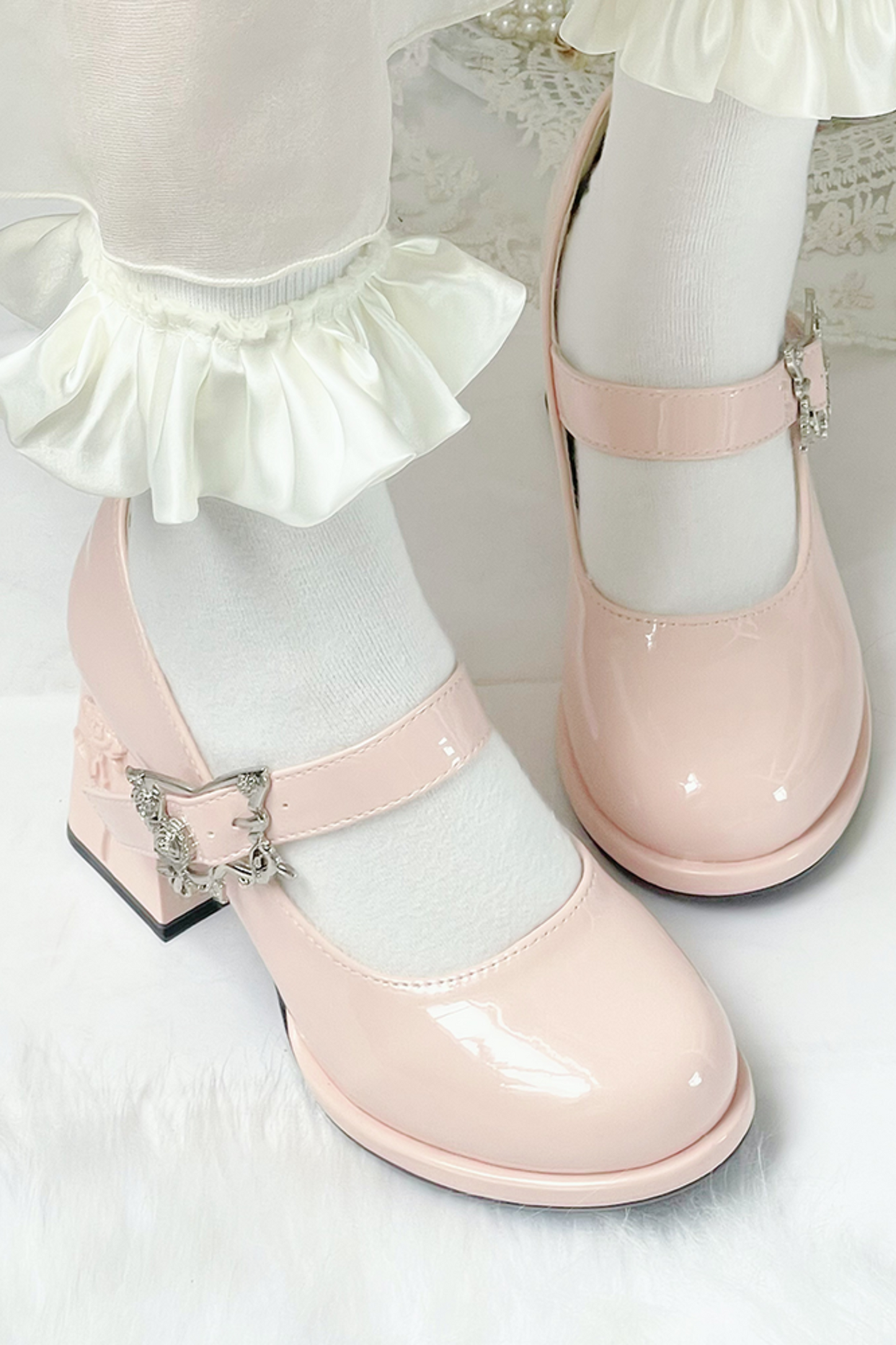 Floating Dreamland Platform Block Heels