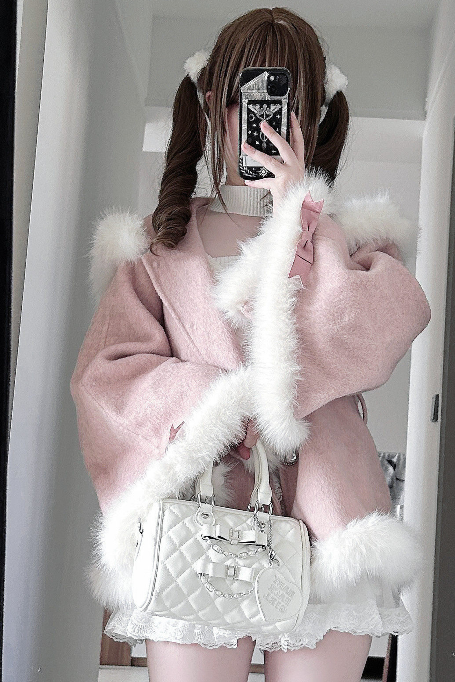 キルティングリボンミニバッグ