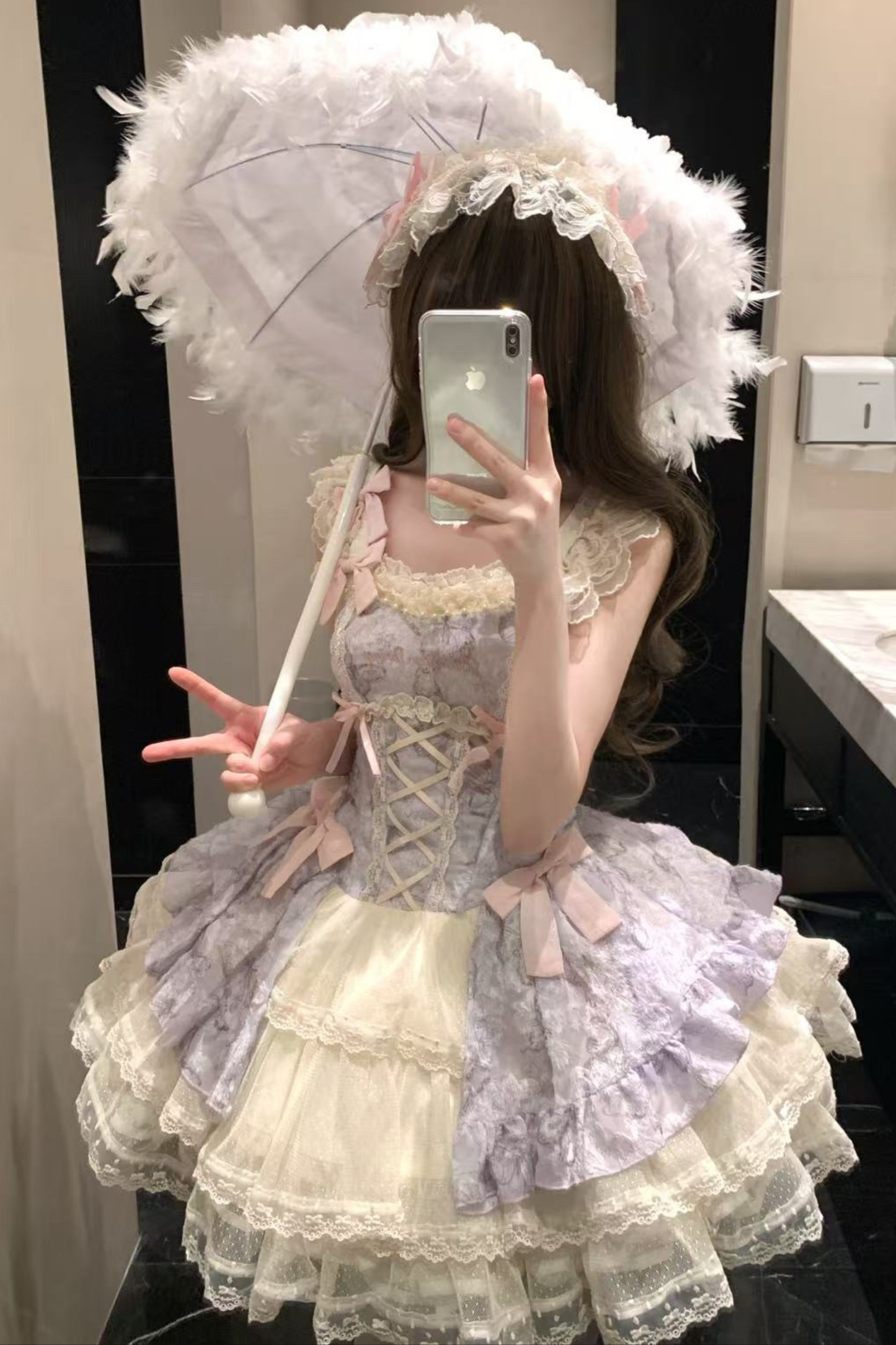 Butterfly Jacquard Sweet Princess Lolita Dress