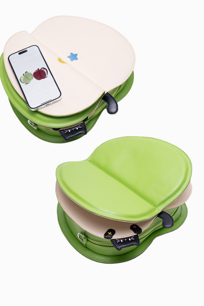 フリップアップルショルダーバッグ