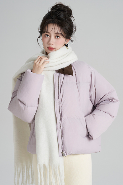 スイートカラーマカロンダウンジャケット