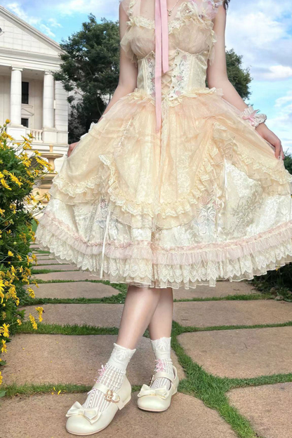 Satin Sheep Puff Shoes