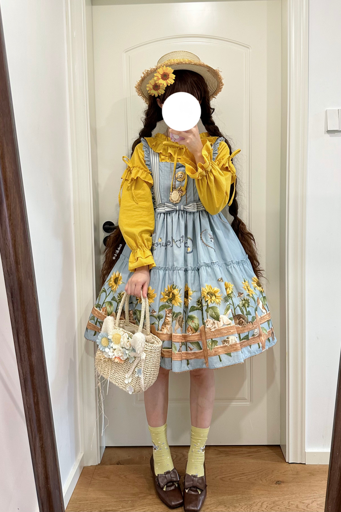 ひまわりドロップロリータセット