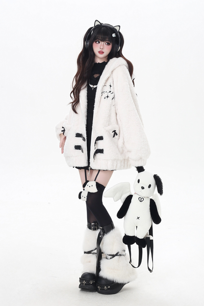 Furrouz Cat Ear Hooded Coat