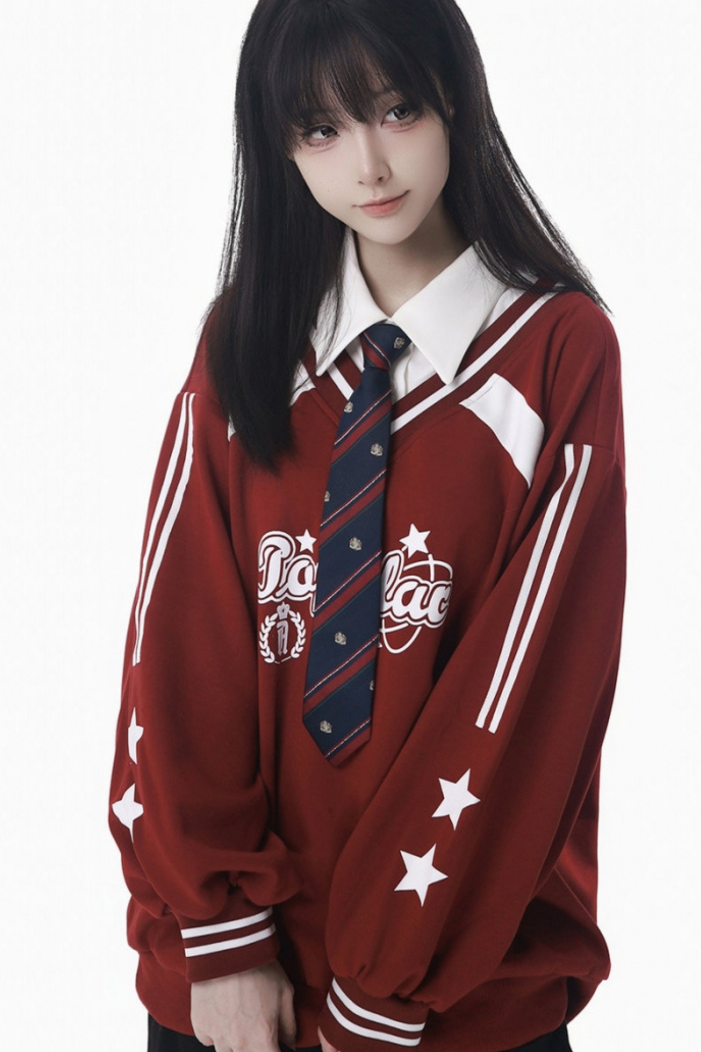 American College Sweatshirt + Tie + Pants + Skirt