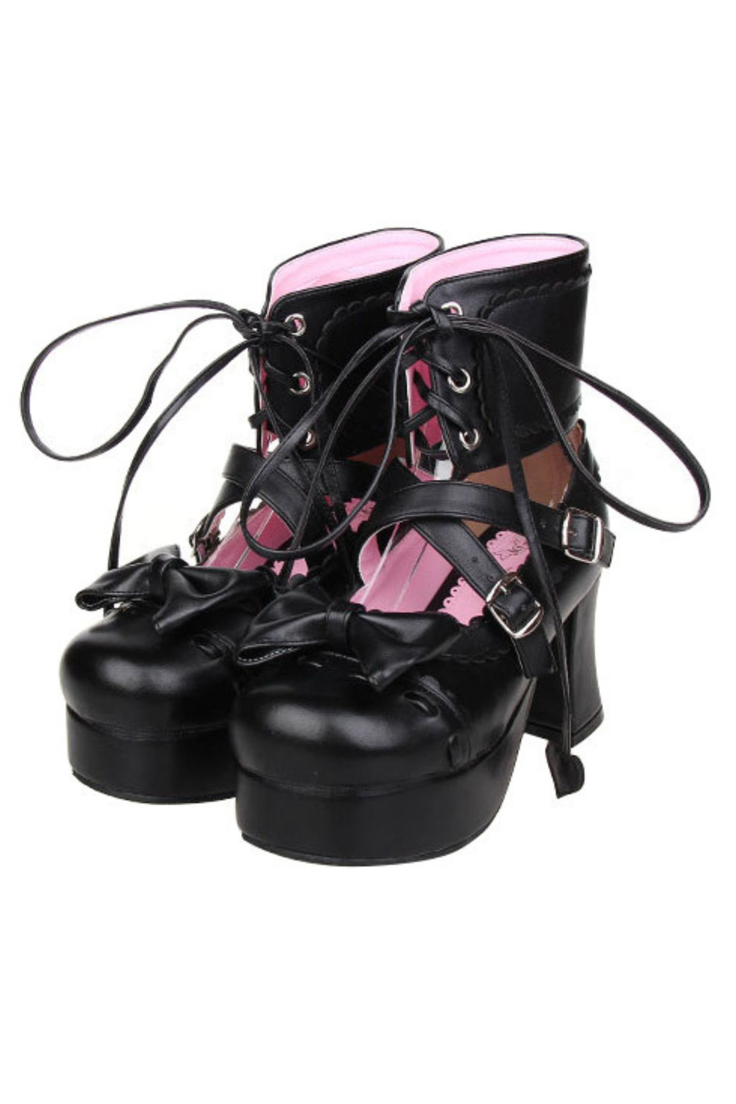 Lace-Up Lolita Shoes