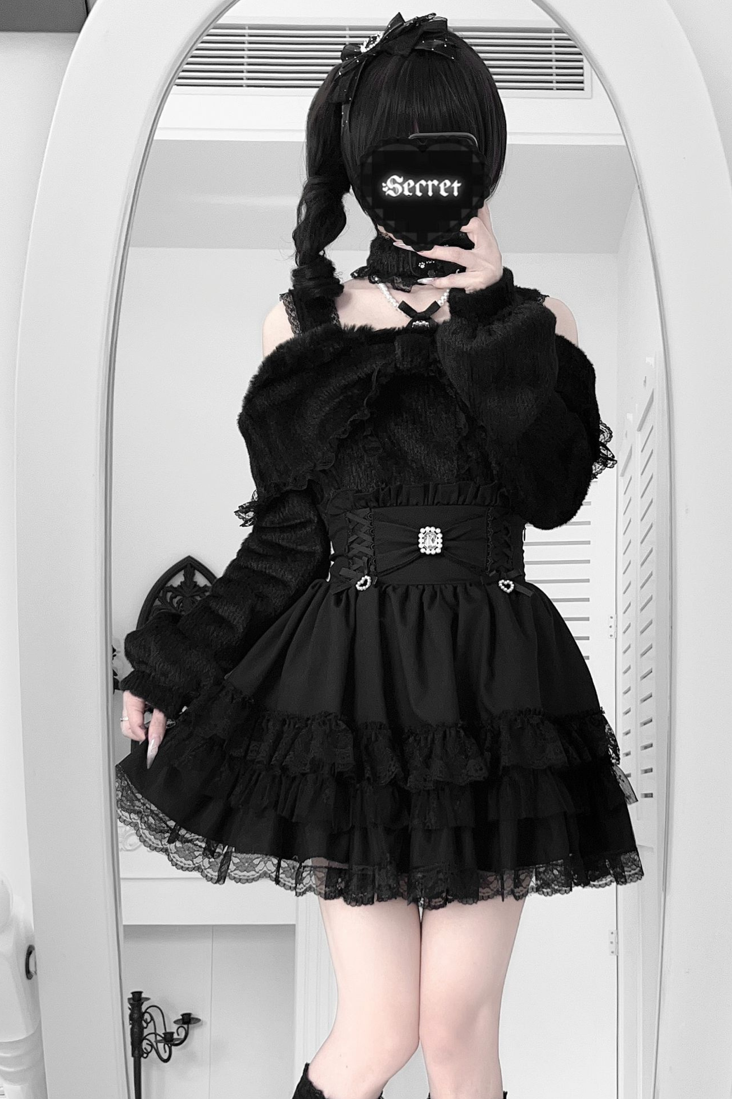 レースリボンスカート