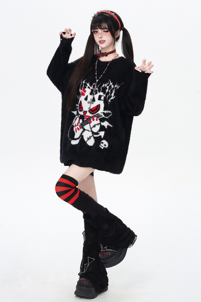 ロックベアルーズクルーネックトップス