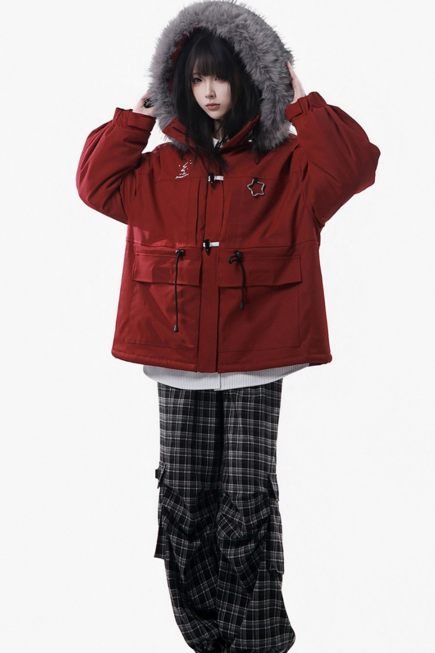 クリスマスフードコート+シャツ+スウェット+ロングスカート+パンツ