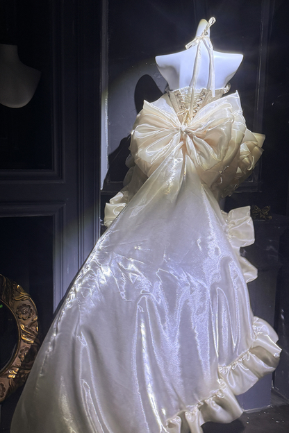 パーフェクトチューブトップ+フリルスカート+リボンテール+パニエ