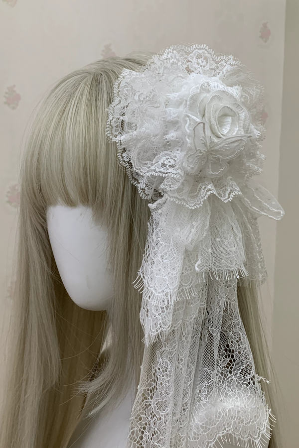 White Moon Fishbone Light Princess Lolita Dress