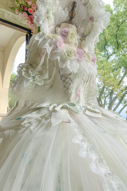 [Pre-order] Flower Fairy Bridal Lolita Dress