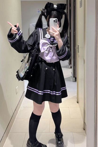 セーラー サブカルチャーワンピース+ビックリボン