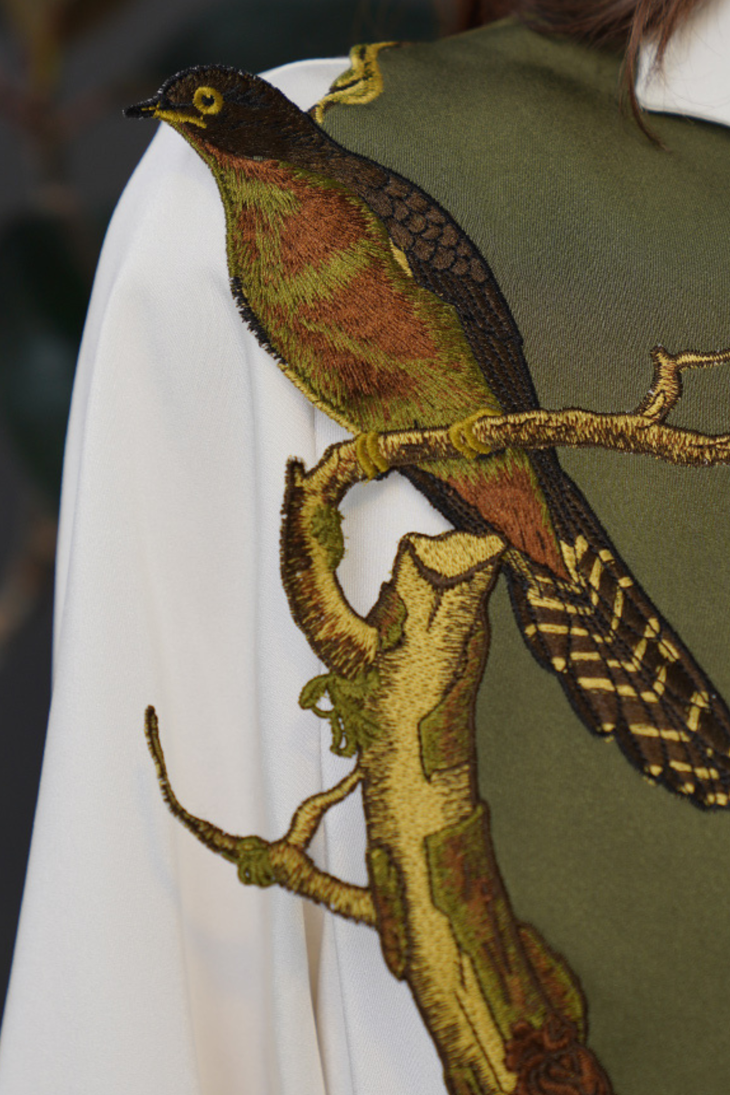 French Neckline Faux Collar