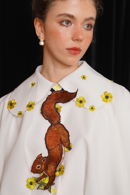 リスフラワーネクタイ