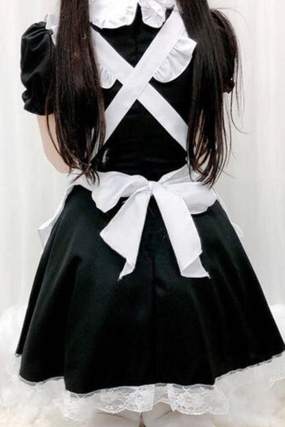 Japanese Light Lolita Maid Dress Set