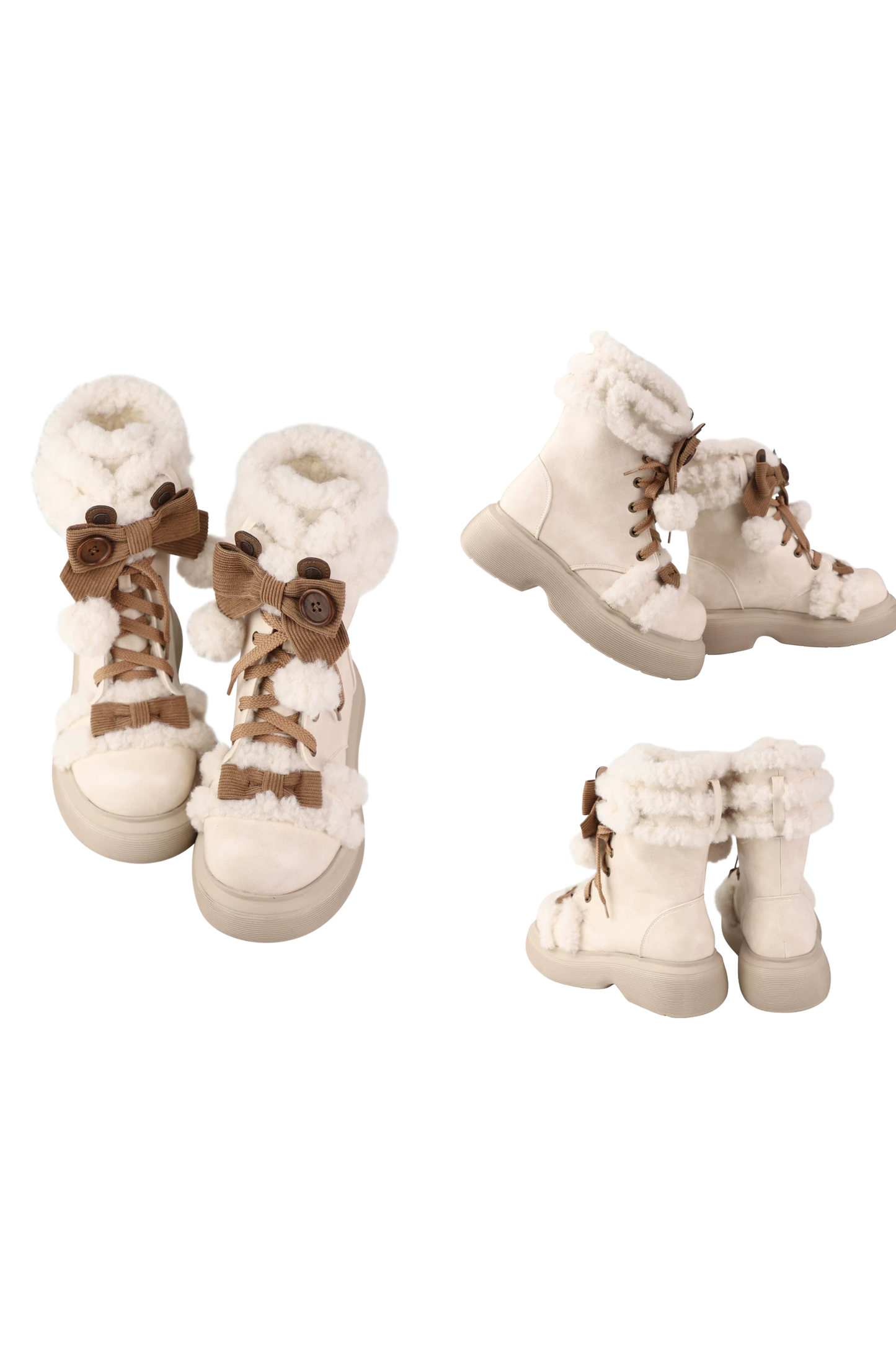 シープパフスノーブーツ