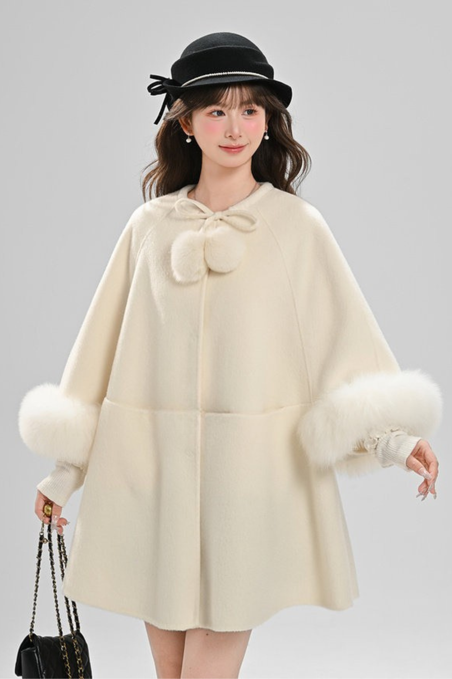 スイートフォックスファーカフコート