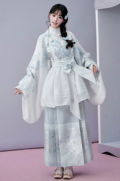 워터 미스트 퓨어 차이나 재킷 + 스커트 + 커버 스커트