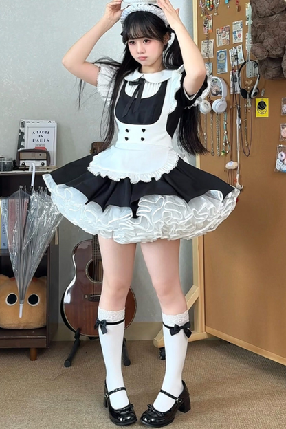 Glass Doll Maid Lolita Dress + Apron