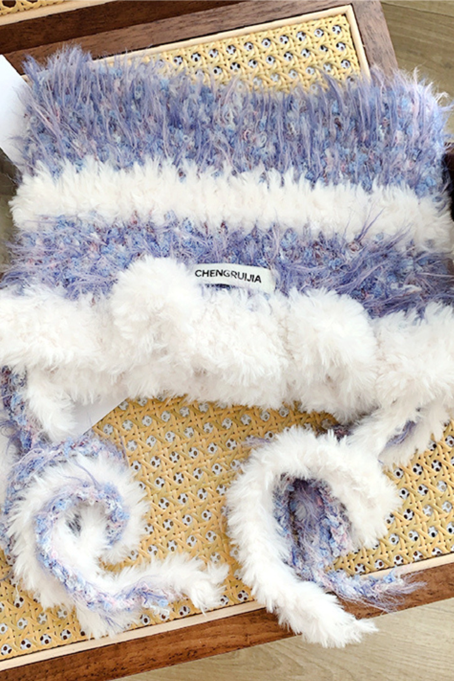 猫耳ファーフェイスプロテクターニット帽