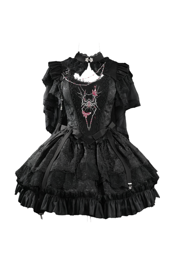 Gothic Lolita Split Lace Lolita Dress + Skirt + Bolero