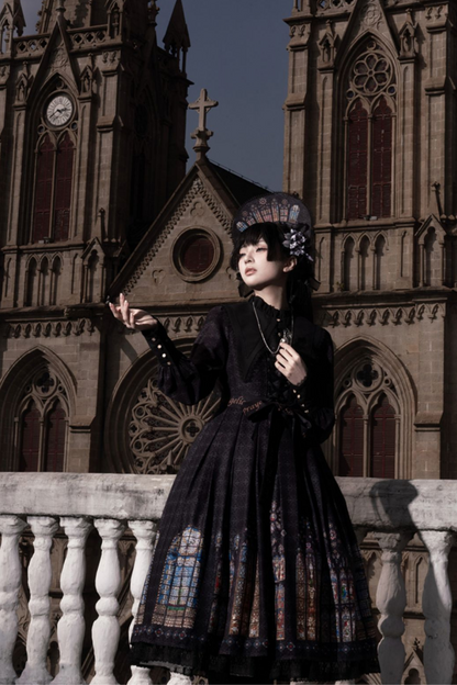 Gothic Classic Crown Lolita Dress