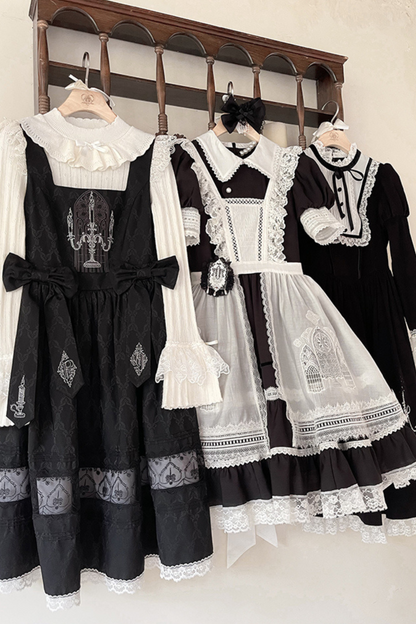 Candlestick Dark Girl Style Design Doll Lolita Dress