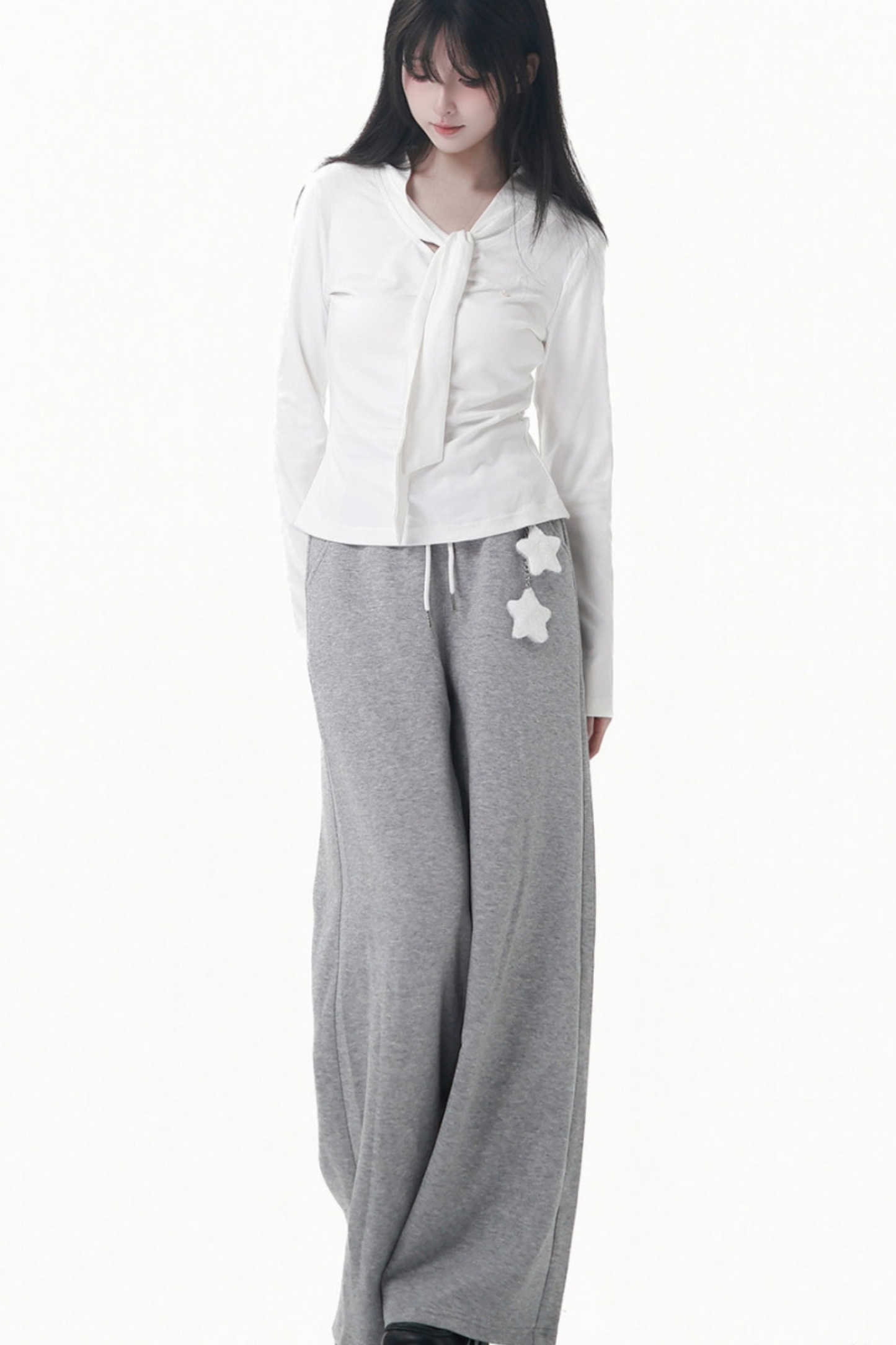 ワイドレッグスターペンダントパンツ