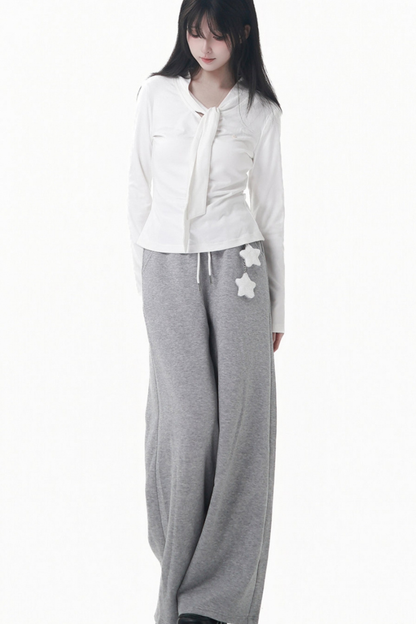 ワイドレッグスターペンダントパンツ