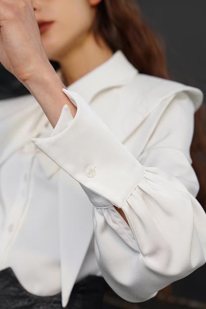 フレンチマントデザインレトロシャツ