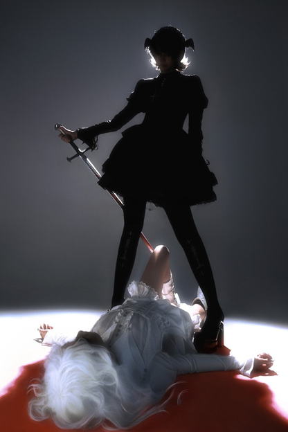 [Deadline for reservations: November 19] Camilla Spider Web Bat Gothic Dark Series Dress Full Set + Setup Full Set