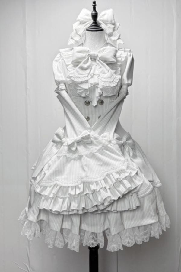 Dark Gothic Dress + Sleeves + Headband