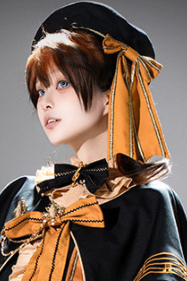Pumpkin Hood Prince Lolita Set + Beret