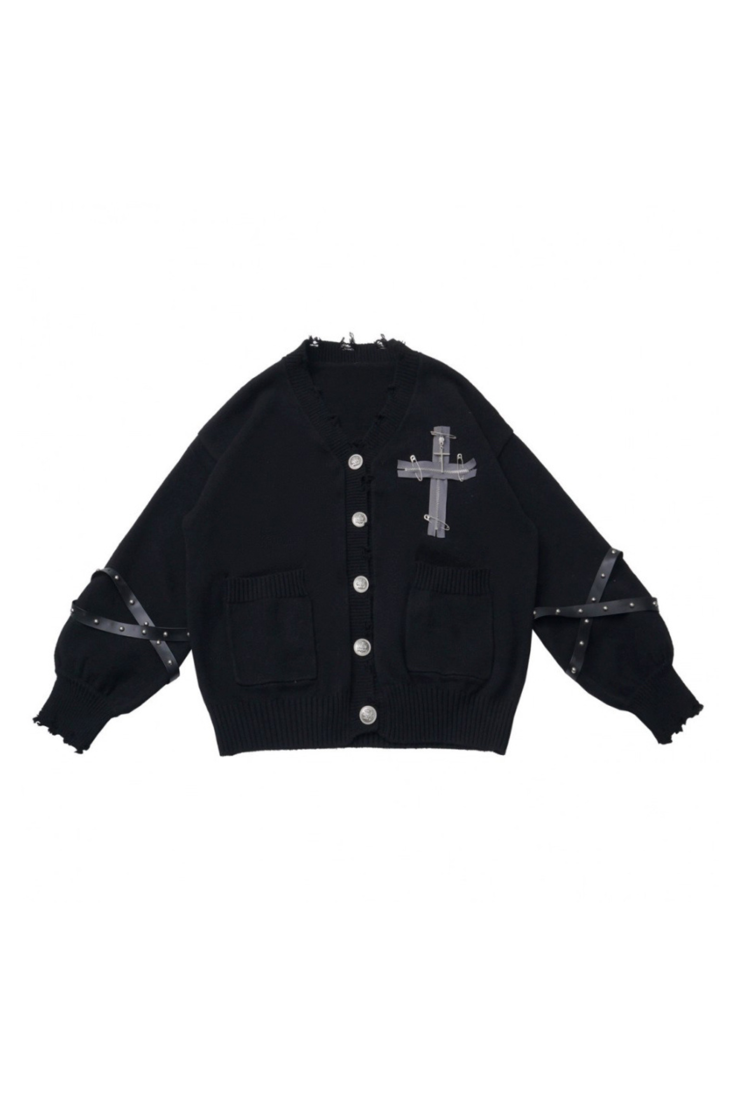 クロストリムカーディガン+シャツ+ネクタイ+パンツ