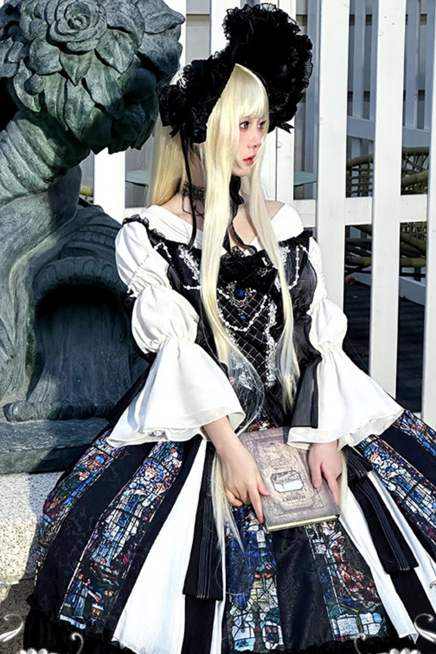 Classical Elegant Dark Gothic Kula Lolita Dress